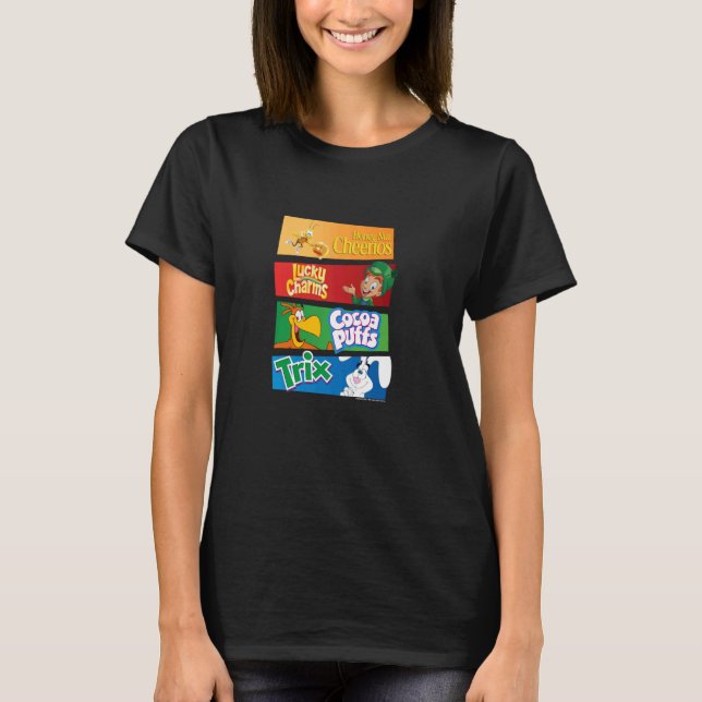 General Mills Multi-Franchise Breakfast Cereal Pan T-Shirt (Front)