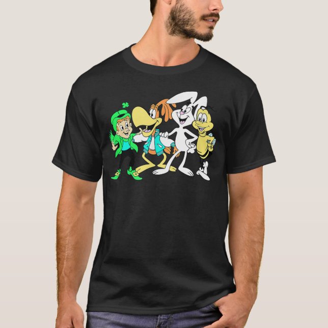 General Mills Squad Lucky Sonny Trix Rabbit & Buzz T-Shirt (Front)
