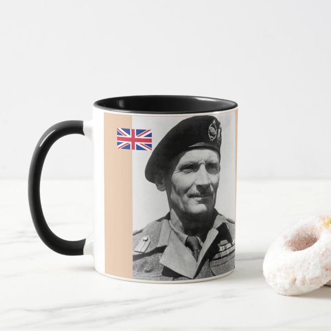 General Montgomery "Monty" Portrait Mug (With Donut)