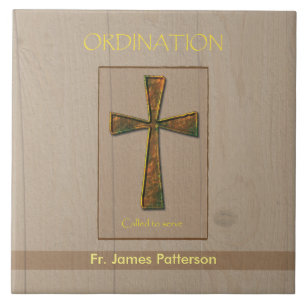 General Ordination Congratulations, Metal Design C Ceramic Tile