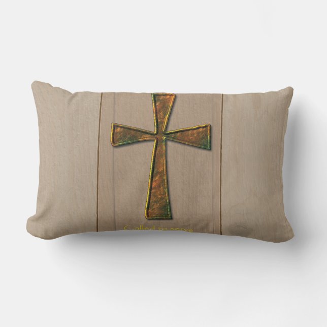 General Ordination Congratulations, Metal Design C Lumbar Cushion (Front)