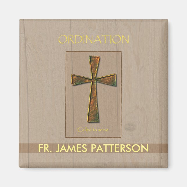 General Ordination Congratulations, Metal Design C Magnet (Front)