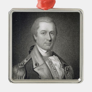 General Otho Holland Williams (1749-94) engraved b Metal Ornament