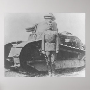 General Patton During WW1 Poster