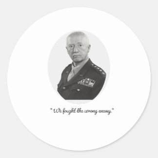 General Patton Quote Sticker