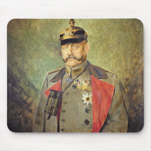 General Paul von Hindenburg, c.1916 Mouse Pad (Front)
