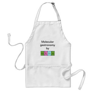 General periodic table name apron