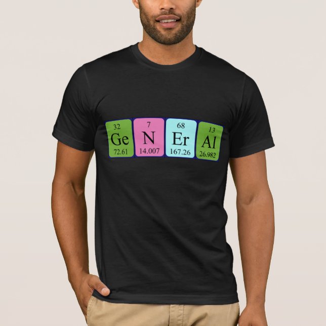 General periodic table name shirt (Front)