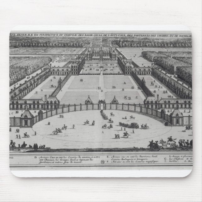 General Perspective View of the Chateau Mouse Pad (Front)