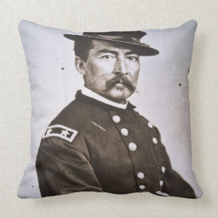 General Philip H. Sheridan (1831-88) (b/w photo) Cushion