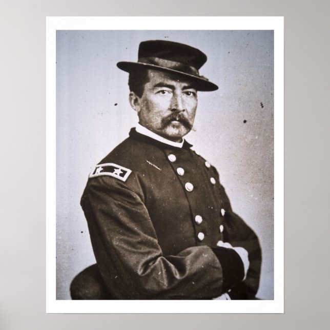 General Philip H. Sheridan (1831-88) (b/w photo) Poster (Front)