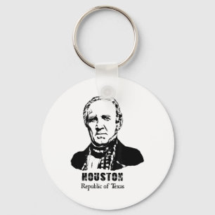 General President Sam Houston Republic Texas Revol Key Ring