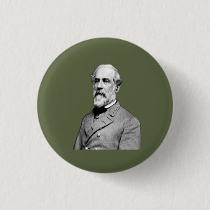 General ⚔️🎩 Robert E. Lee Army Green 3 Cm Round Badge