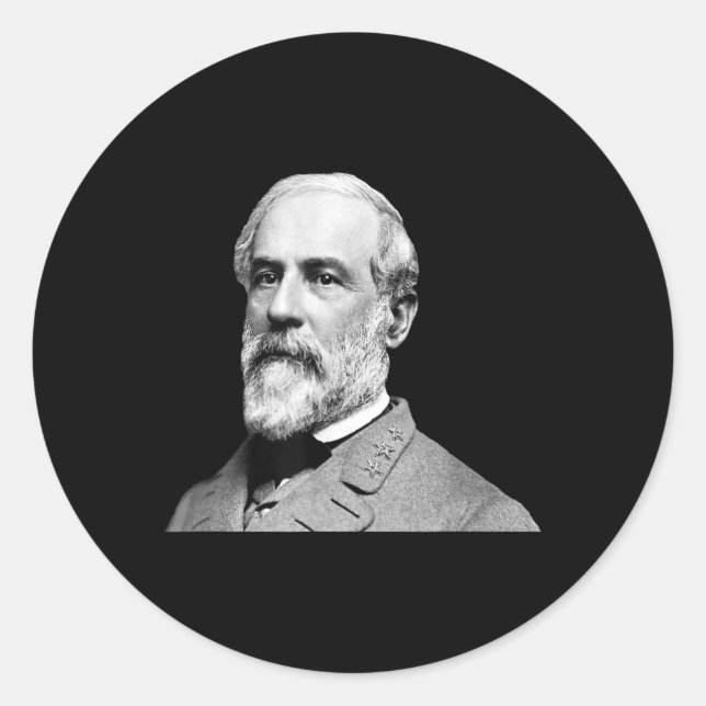 General Robert E Lee - Civil War  Classic Round Sticker (Front)