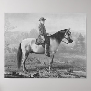 General Robert E. Lee on Traveller Poster