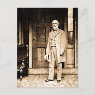 General Robert E. Lee Vintage Mathew Brady Postcard