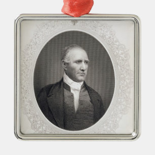 General Samuel Houston Metal Ornament