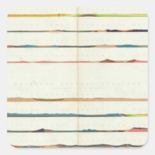 General Sections Square Sticker