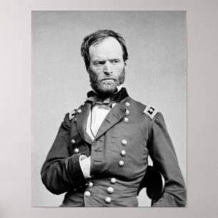 General Sherman - Hand In Coat Portrait Poster