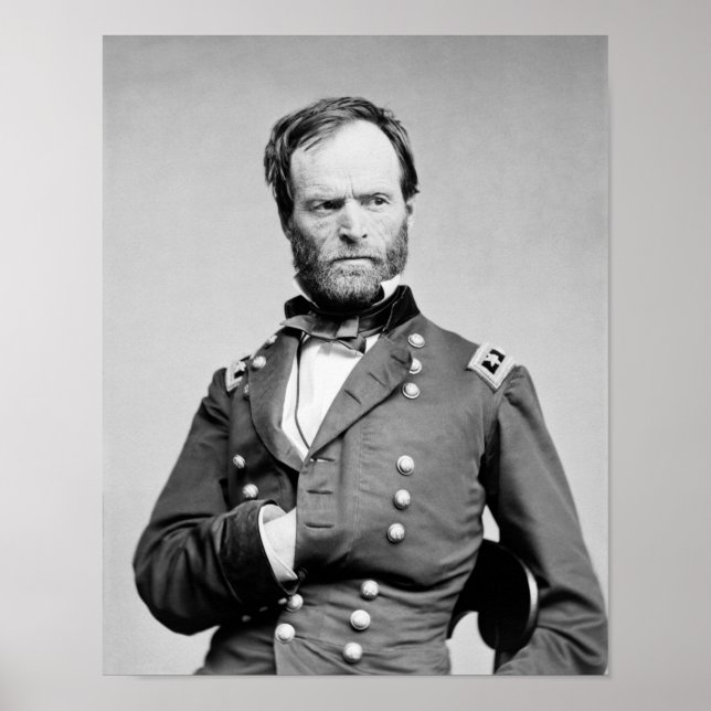 General Sherman - Hand In Coat Portrait Poster (Front)
