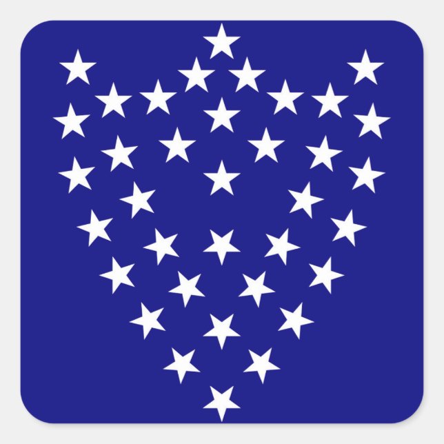 General Sherman's Battle Flag Sticker (square) (Front)