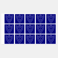 General Sherman's Battle Flag Stickers Sheet