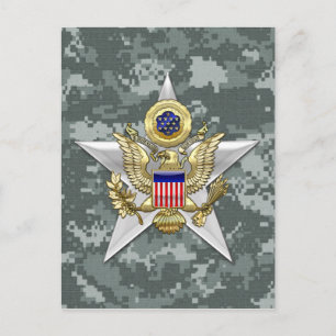 General Staff Branch Insignia Postcard