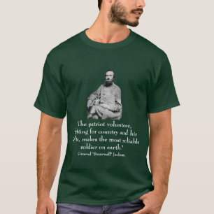 General "Stonewall" Jackson and quote T-Shirt