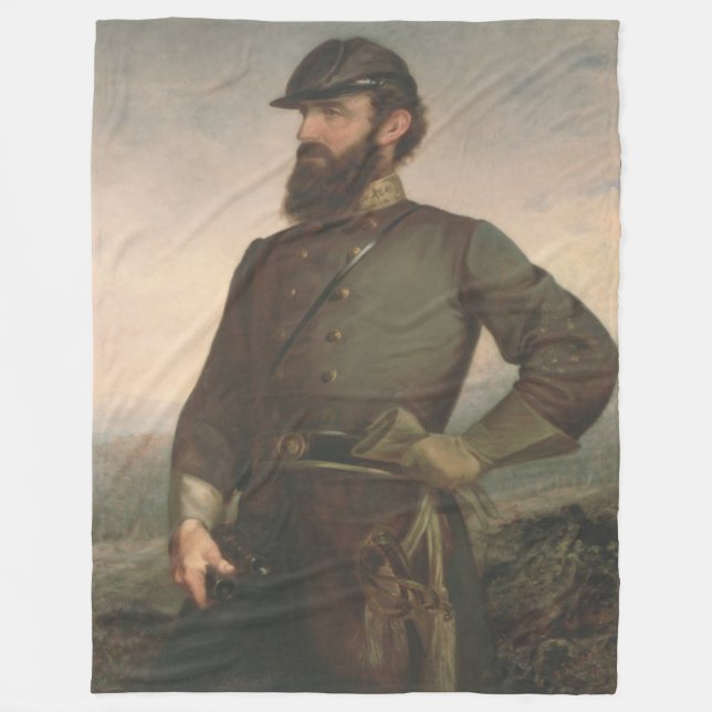 GENERAL STONEWALL JACKSON CSA FLEECE BLANKET (Front)