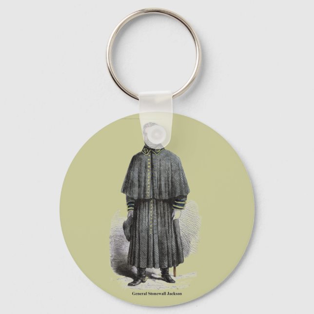 General Stonewall Jackson Key Ring (Front)