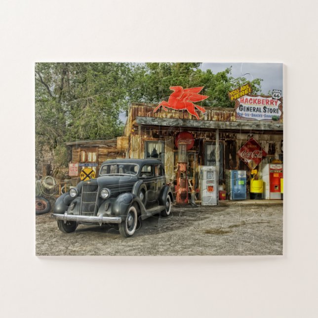 GENERAL STORE OLD TIME JIGSAW PUZZLE  (Horizontal)