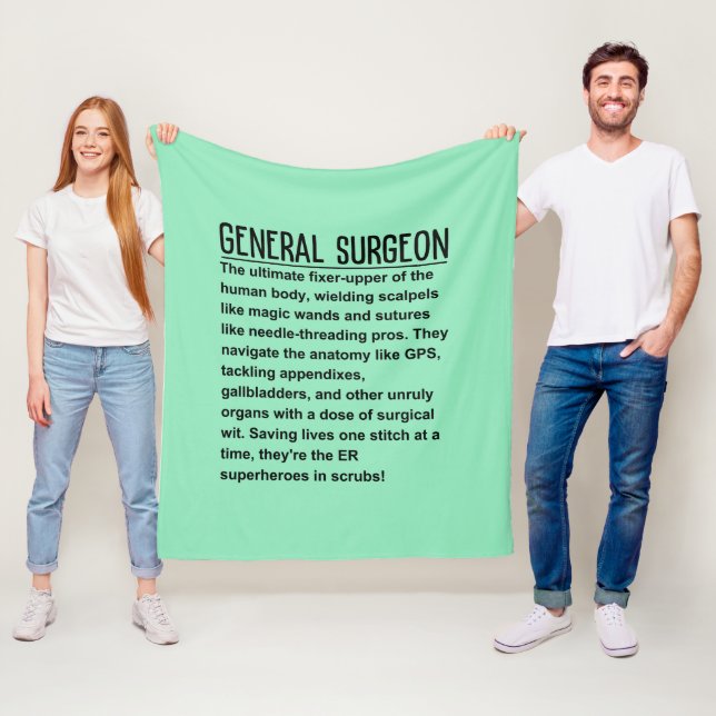 General surgeon fleece blanket (In Situ)