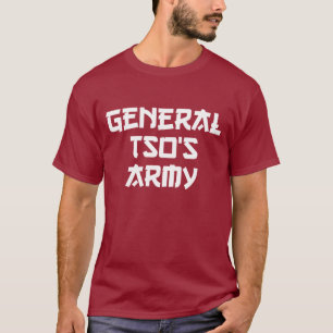 General Tso's Army dark t-shirt