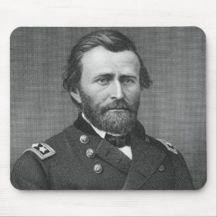 General Ulysses Simpson Grant, engraved after a da Mouse Pad