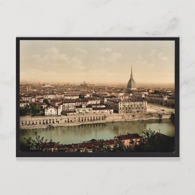 General view from Mount of the Capuchins, Turin, I Postcard (Front)