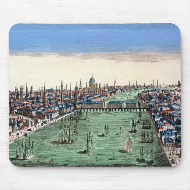 General View of London Mouse Pad (Front)