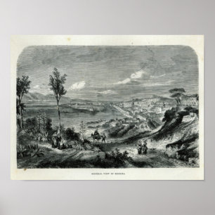 General View of Messina Poster