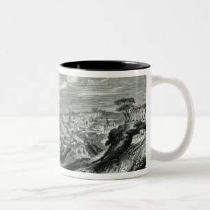 General View of Messina Two-Tone Coffee Mug