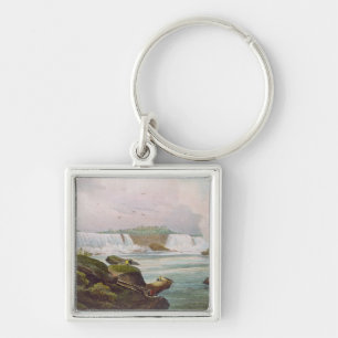 General View of Niagara Falls from Canadian Side Key Ring