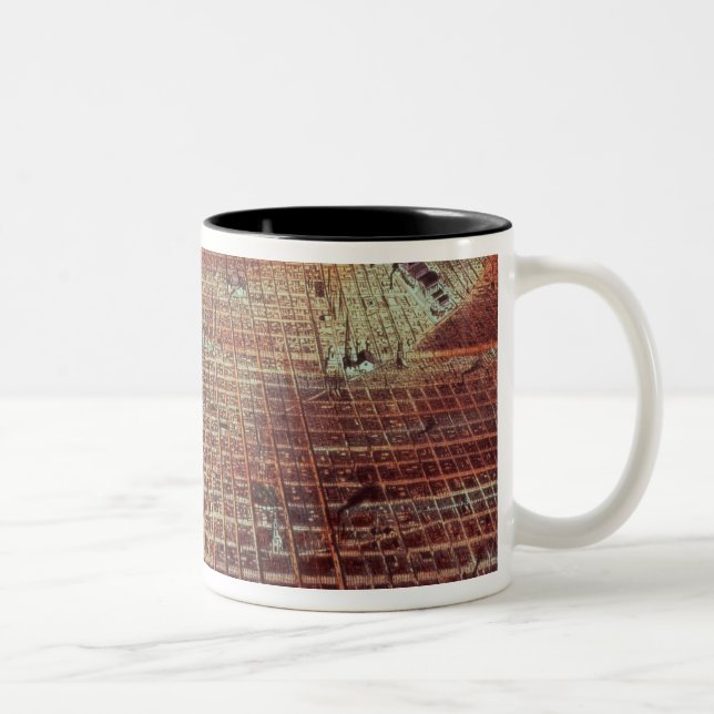 General View of Philadelphia, 1875 Two-Tone Coffee Mug (Right)