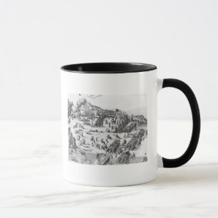 General view of the battle of Muhlberg Mug
