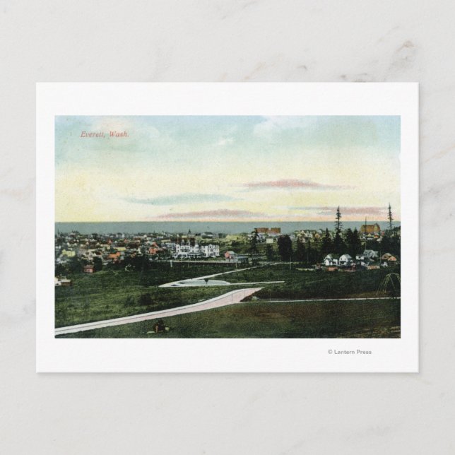 General View of the City Postcard (Front)