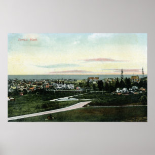 General View of the City Poster