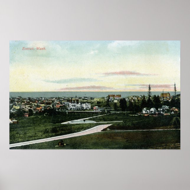 General View of the City Poster (Front)