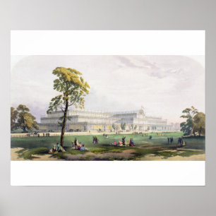 General view of the exterior of the building, in t poster