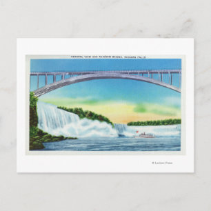 General View of the Falls and the Rainbow Postcard