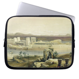 General View of the Island of Philae, Nubia, from Laptop Sleeve