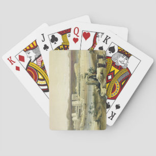 General View of the Island of Philae, Nubia, from Playing Cards