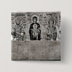 General view of the John Panel 15 Cm Square Badge