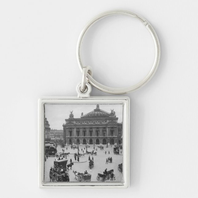 General view of the Paris Opera House Key Ring (Front)